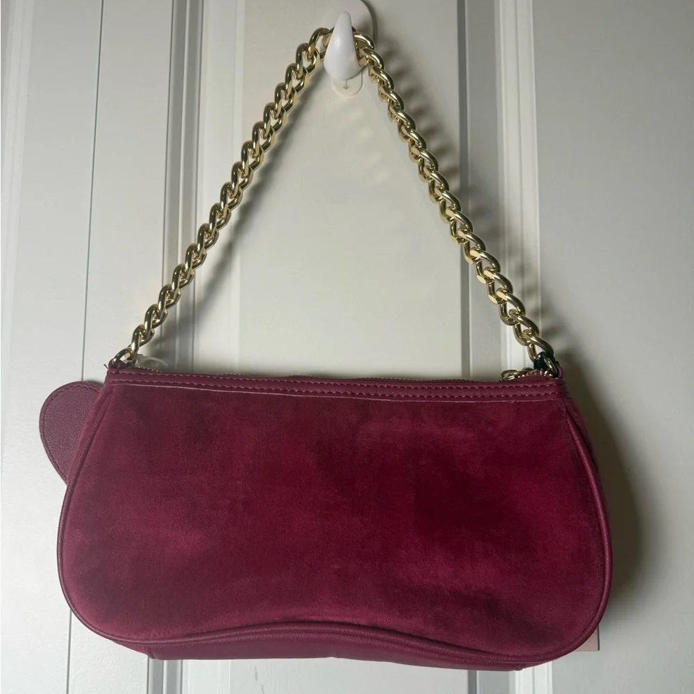 JUICY velvet shoulder bag NWT - Picture 5 of 7